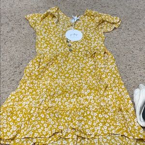 Yellow princess Polly dress